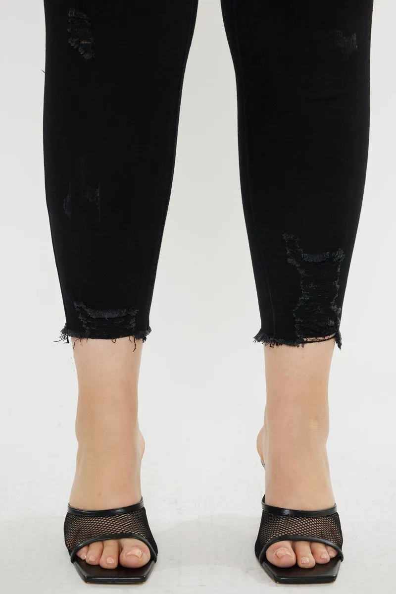 Genesis Mid Rise Ankle Skinny Jeans (Plus Size)