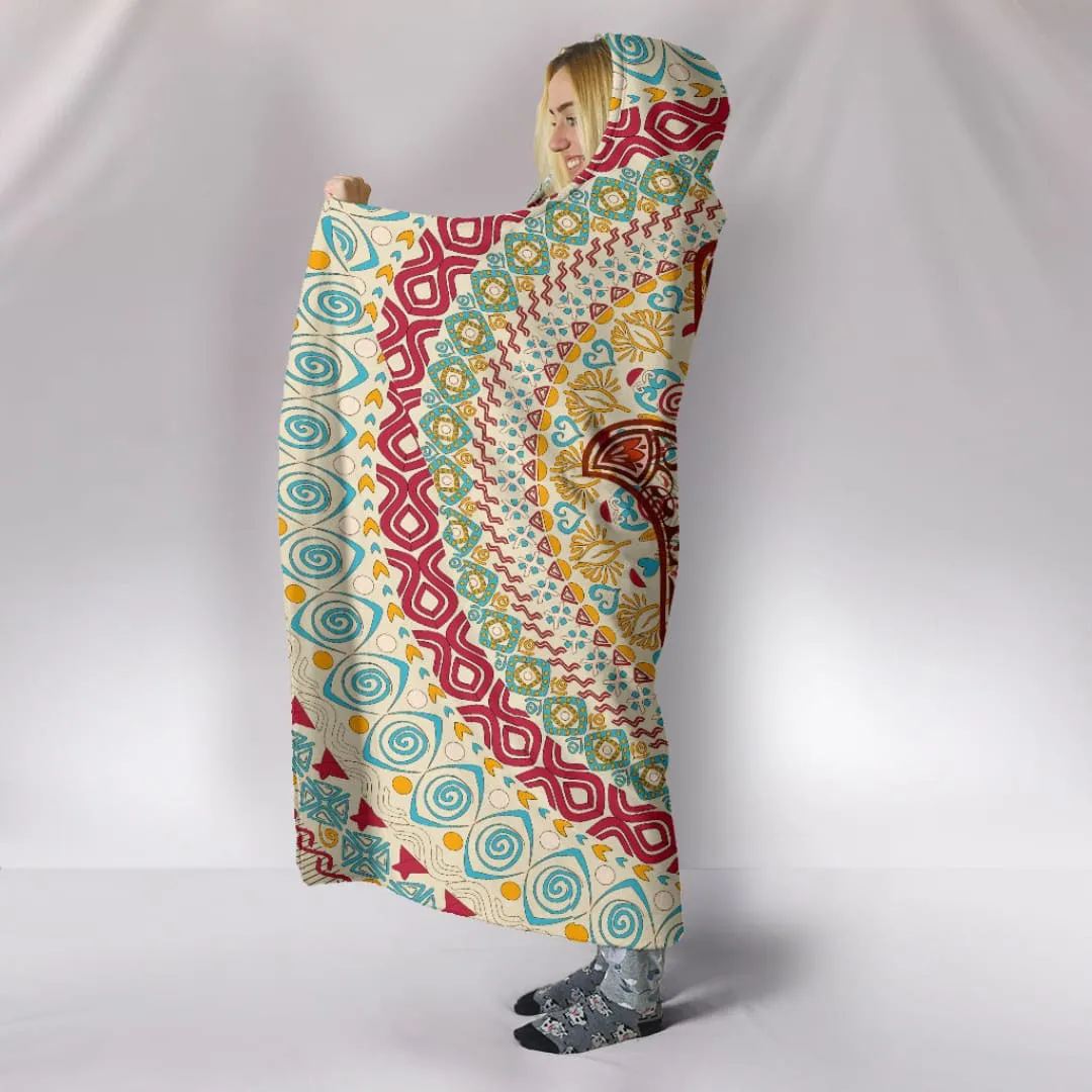 Hamsa Hand Hooded Blanket