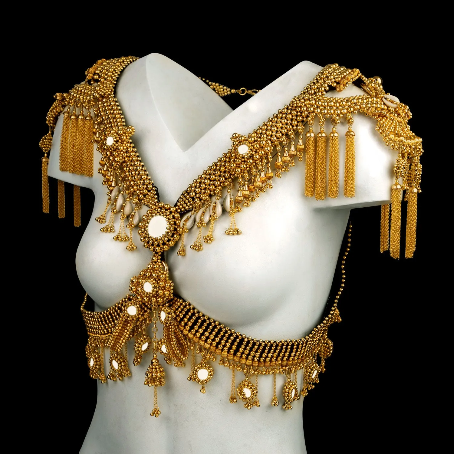 Hera Modular Harness in Gold