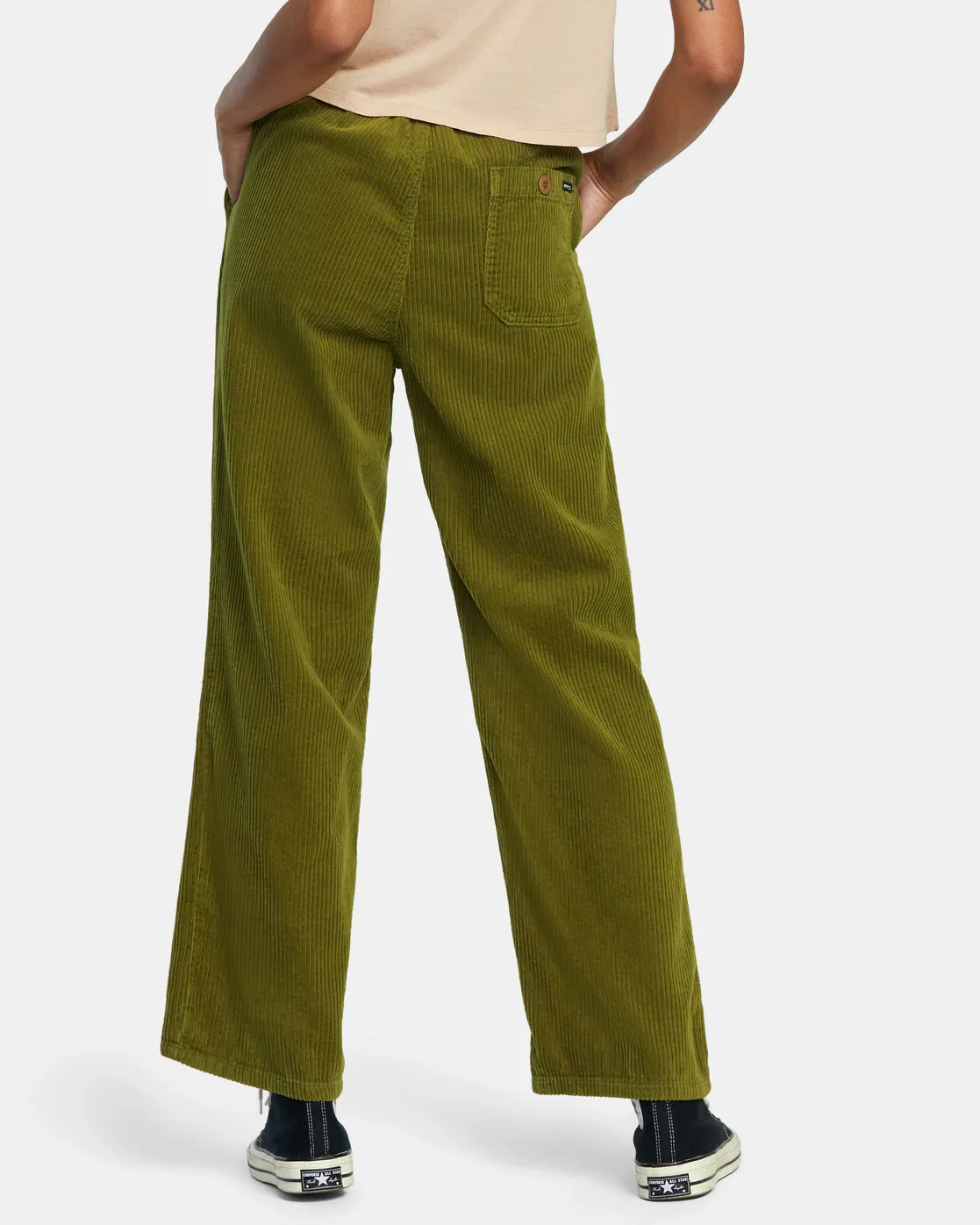 Hudson Wide Leg Pants - Monstera