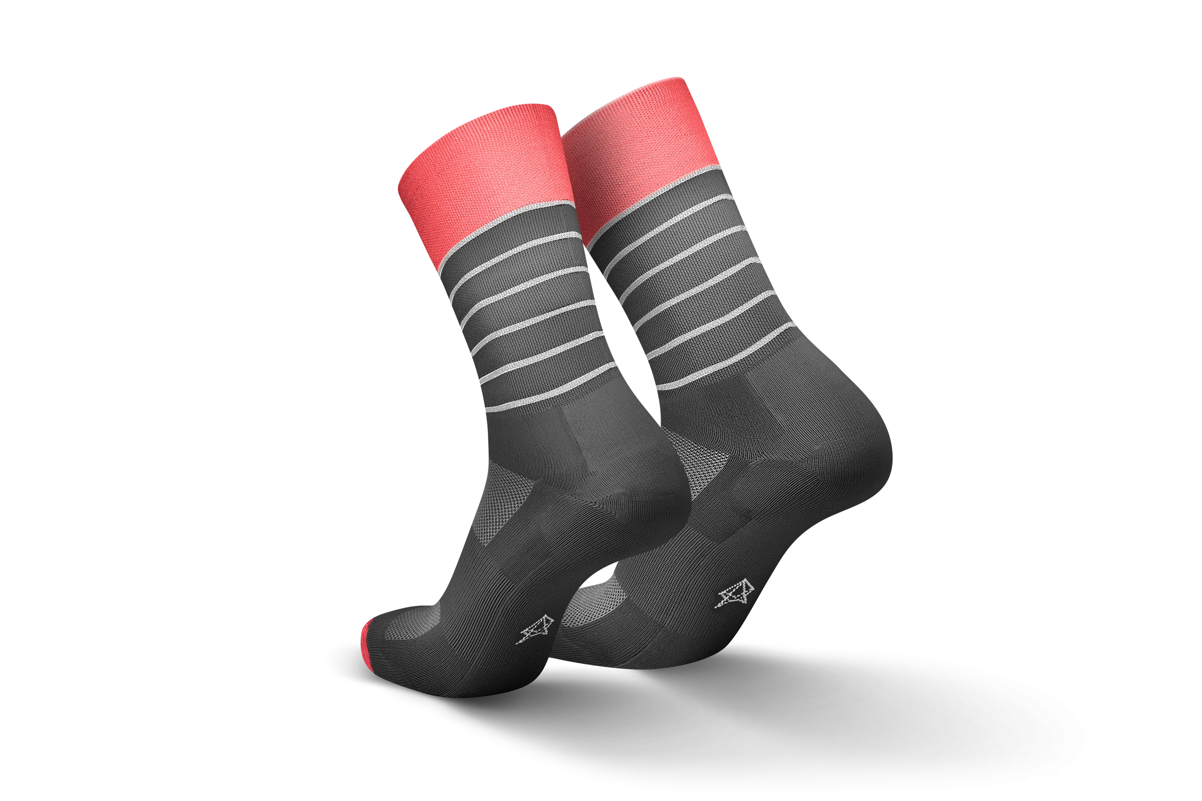 INCYLENCE Ultralight Stripes Coral Long Sock