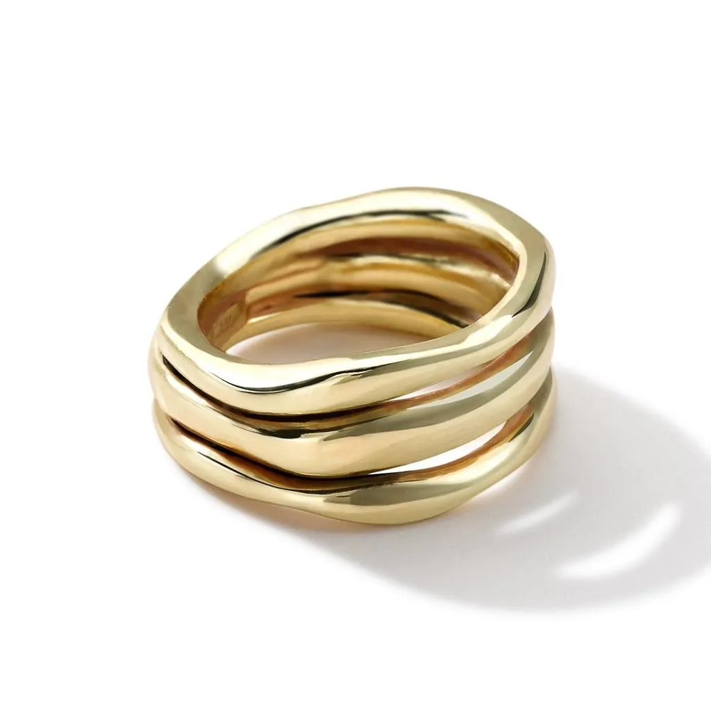 IPPOLITA Classico Squiggle Triple Band Ring