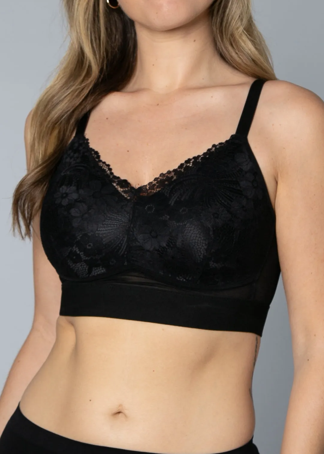 Lace Molded Cup Bra with Back Closure