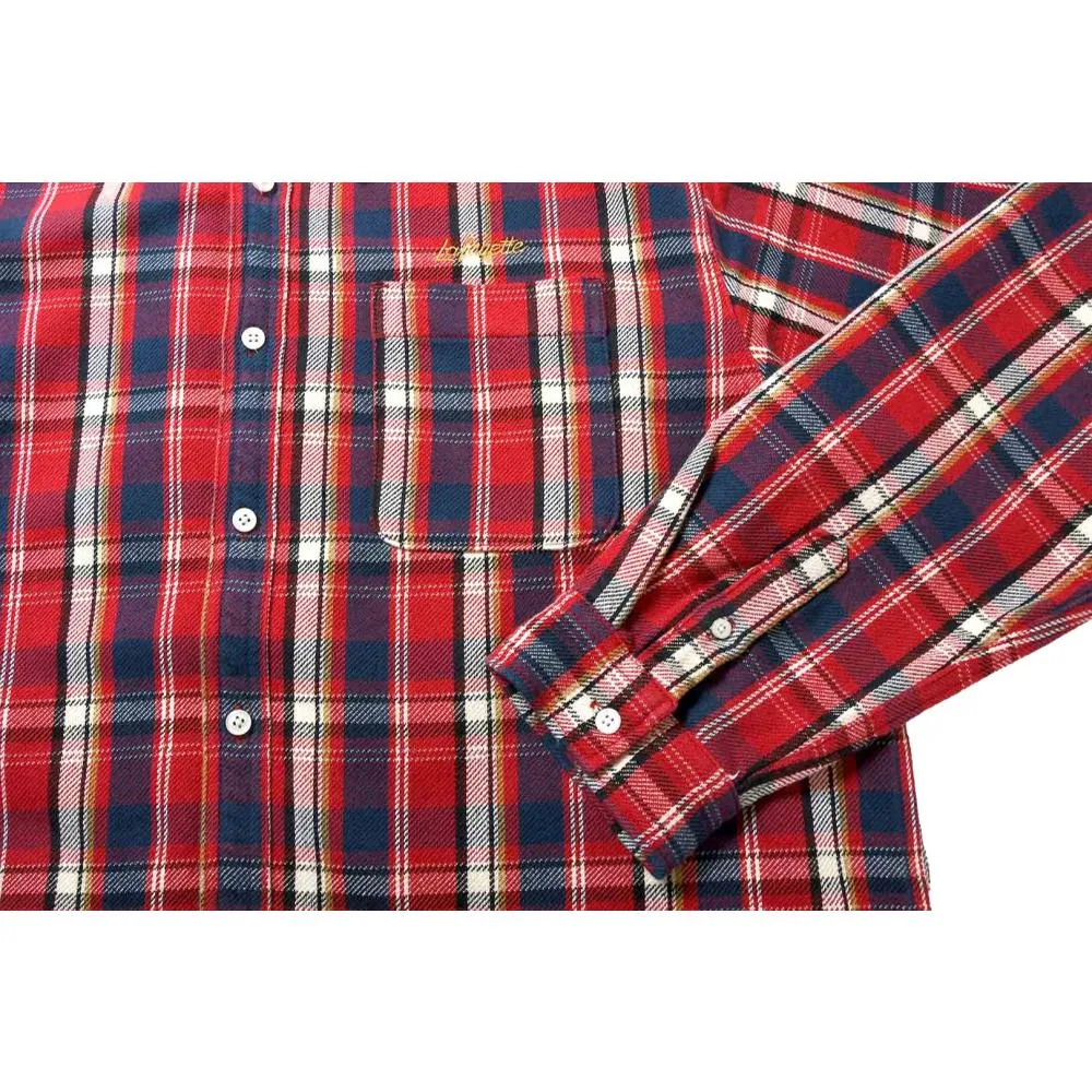 LAFAYETTE CLASSIC HEAVY WEIGHT FLANNEL SHIRT-RED