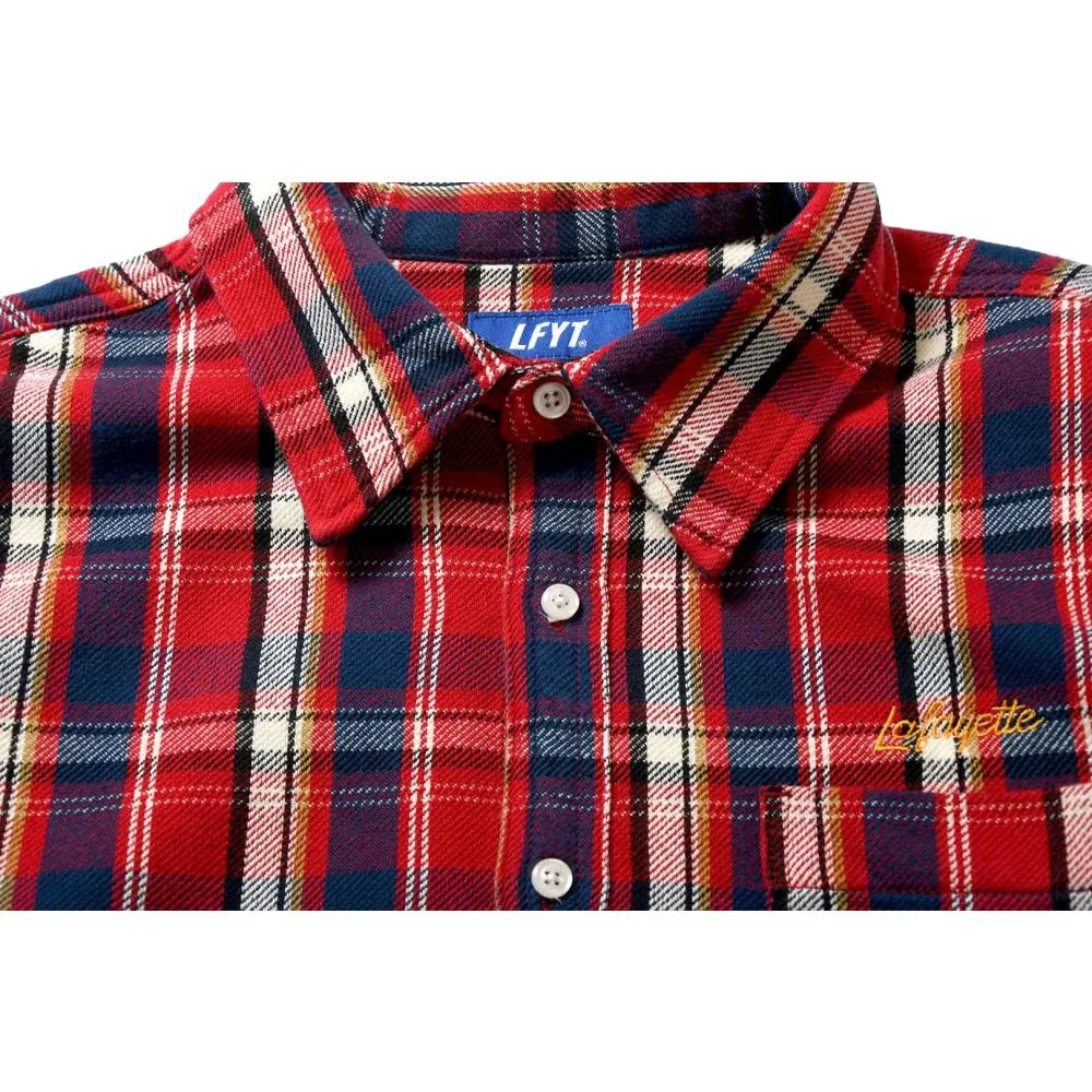 LAFAYETTE CLASSIC HEAVY WEIGHT FLANNEL SHIRT-RED