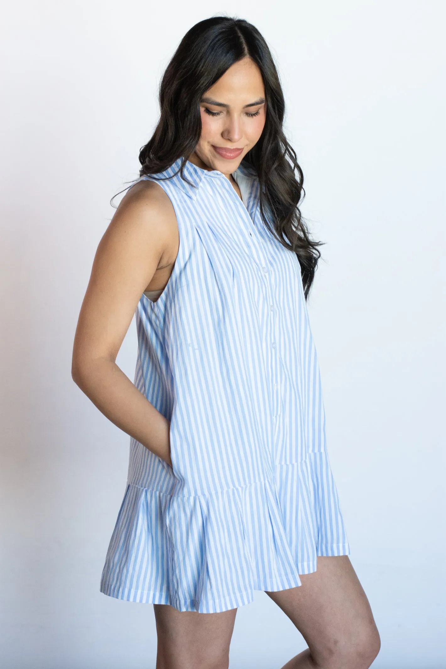 Leisurely Moments Stripped Romper