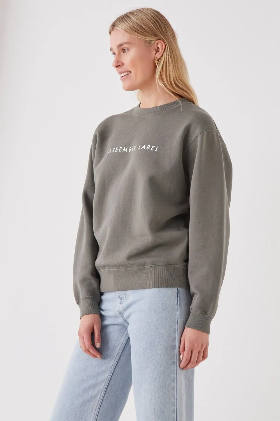 Logo Dark Sage Cotton Fleece