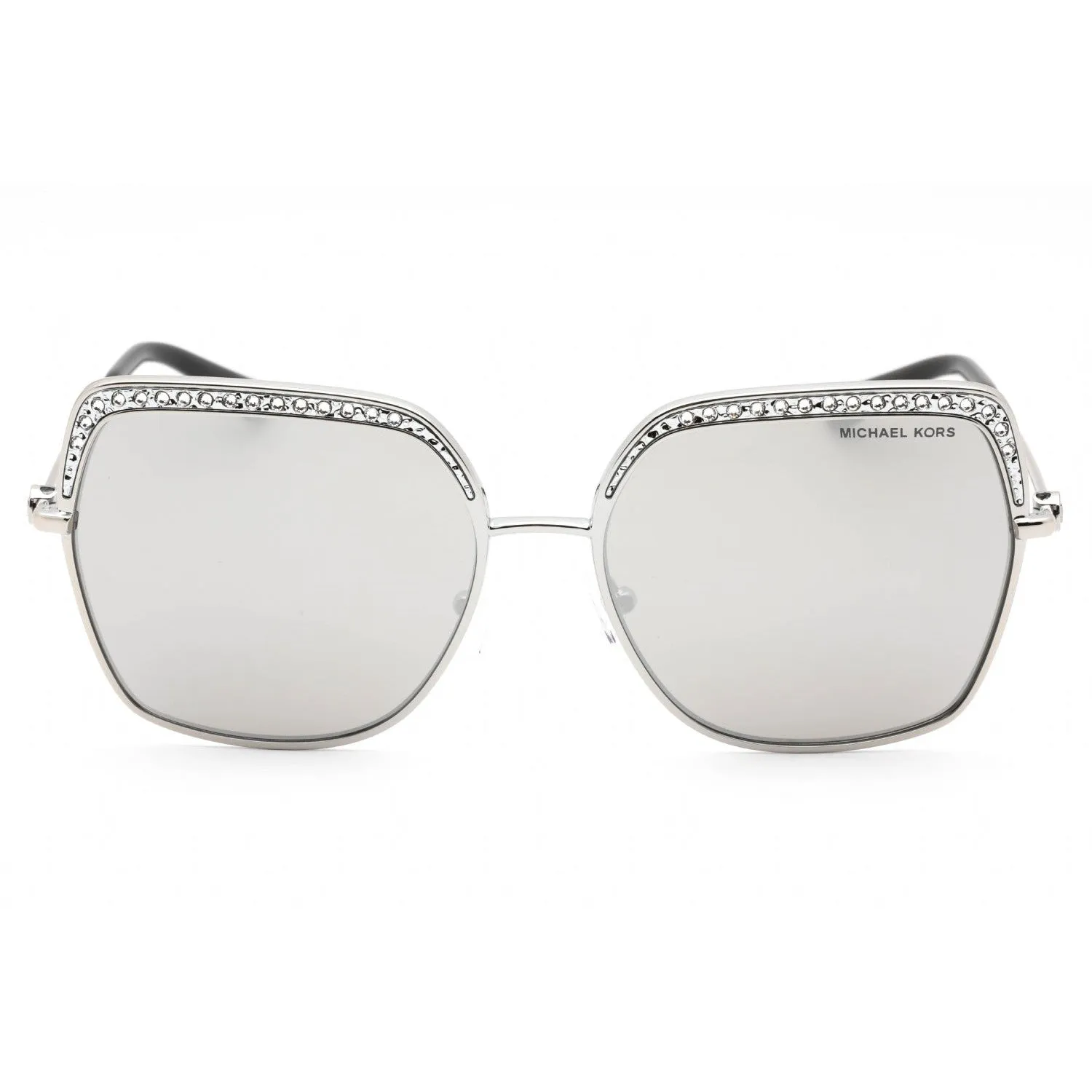 Michael Kors 0MK1141 Sunglasses Silver / Silver Mirrored Women's