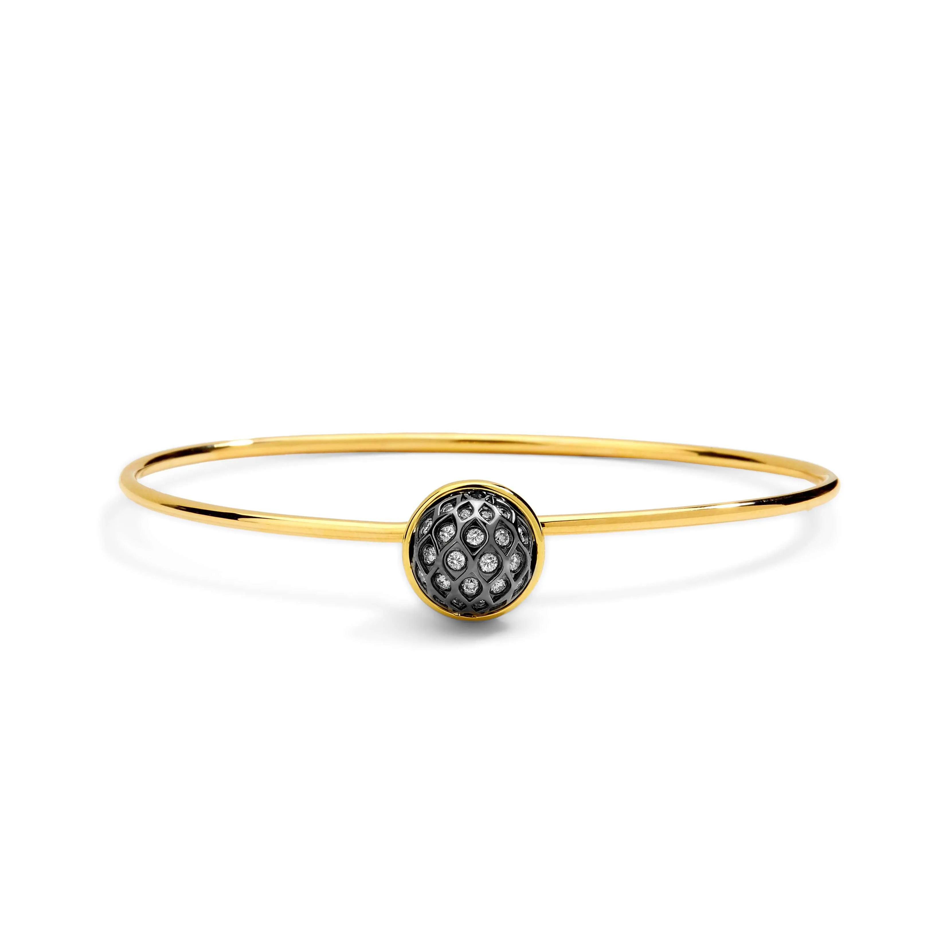 Mogul Diamond Ball Bracelet