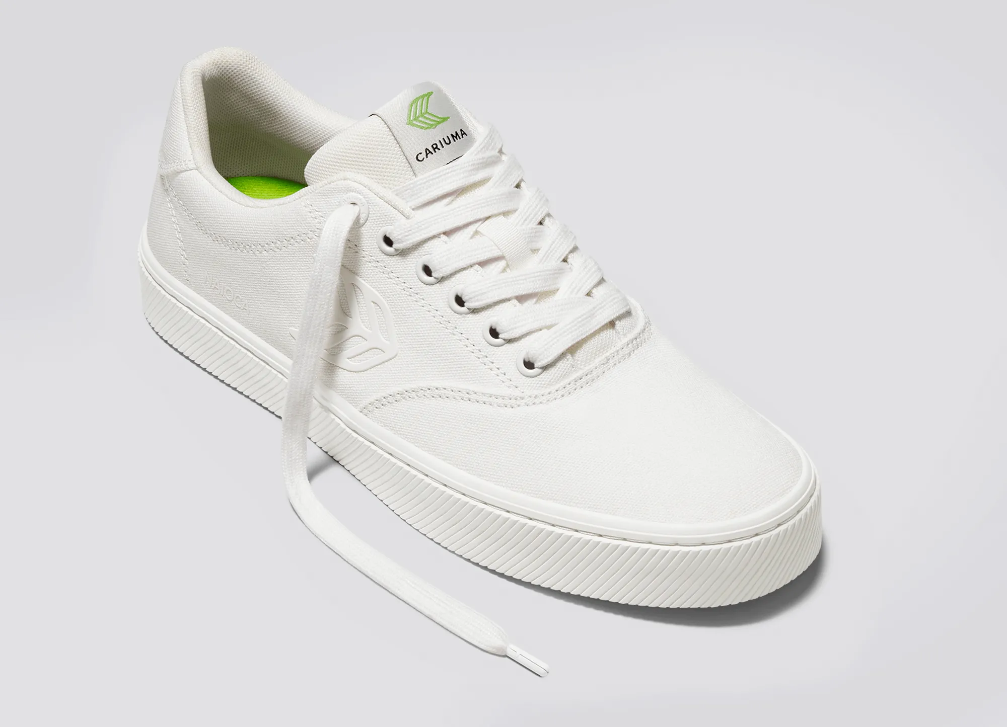 NAIOCA Canvas Off-White Canvas Sneaker Women