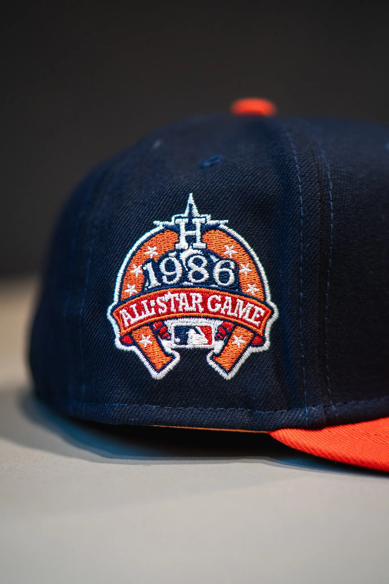 New Era Houston Astros On-Field Script Green UV (Navy/Orange)