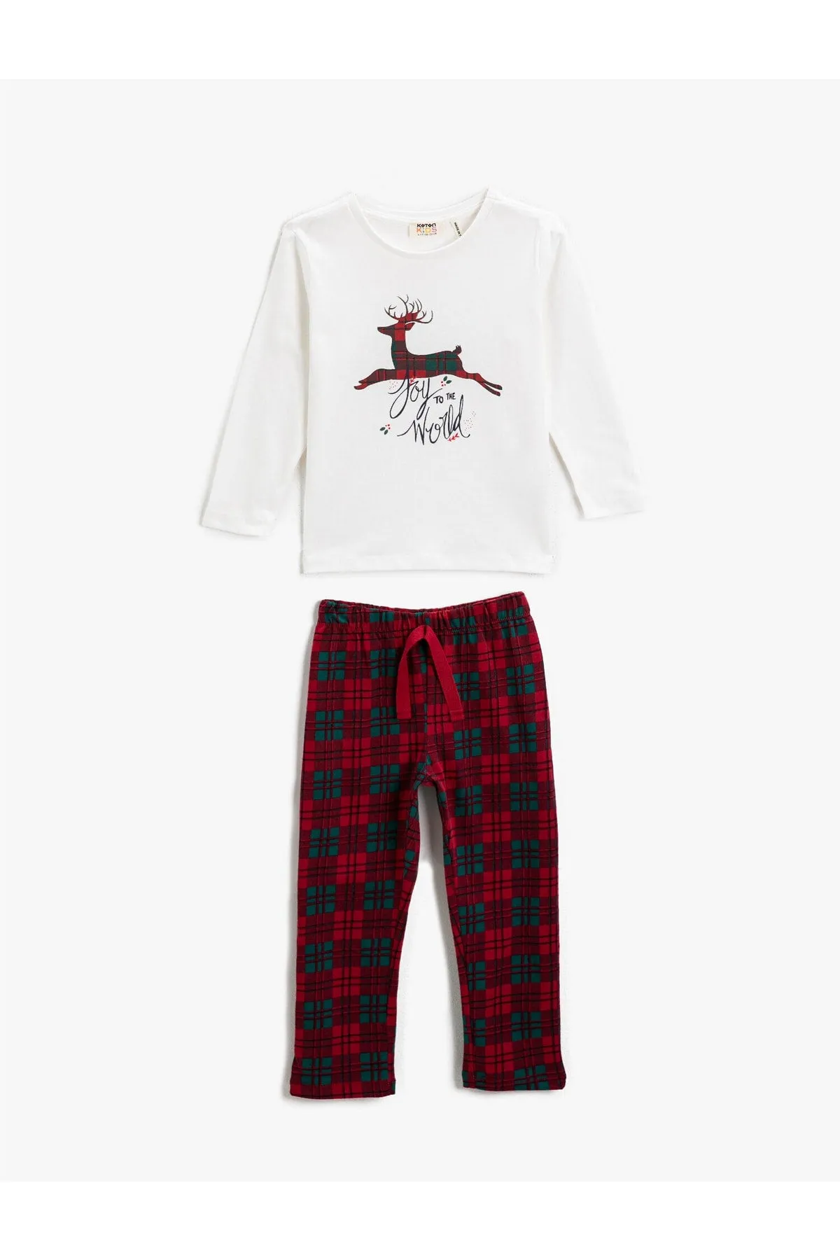 New Year Themed Cotton Pajamas - Koton