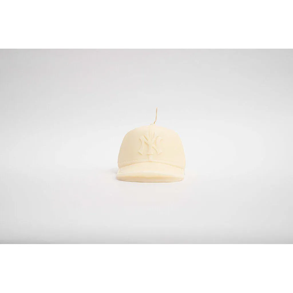 'New York Yankees Hat - White' Candle