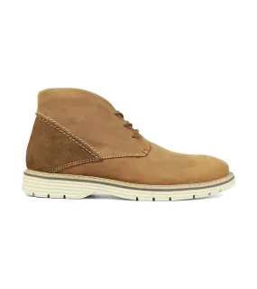 'Nunn Bush' Men's Littleton Plain Toe Chukka Boot - Tan Leather