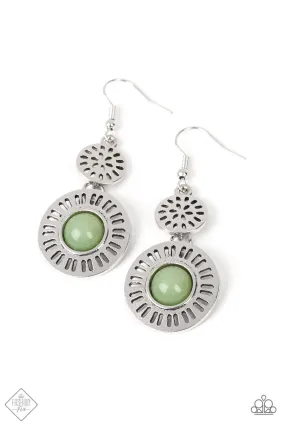 Ocean Orchard - Green Earring