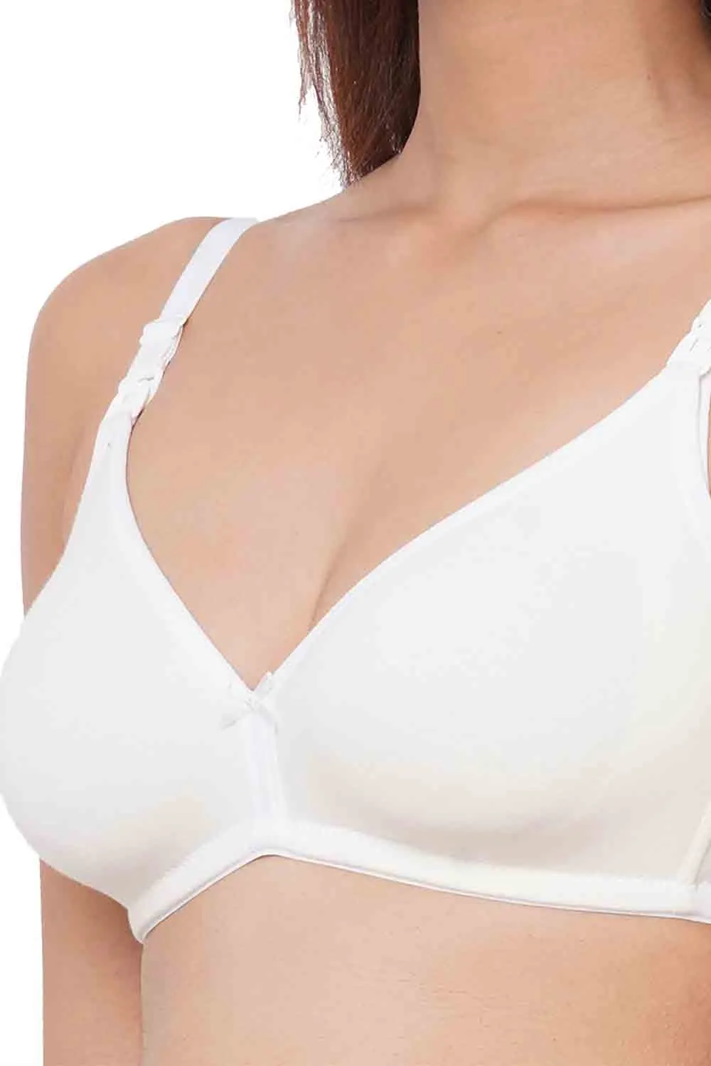 Organic Cotton Antimicrobial Soft Nursing Bra-IMB006F