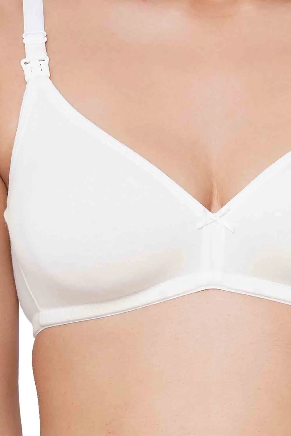 Organic Cotton Antimicrobial Soft Nursing Bra-IMB006F