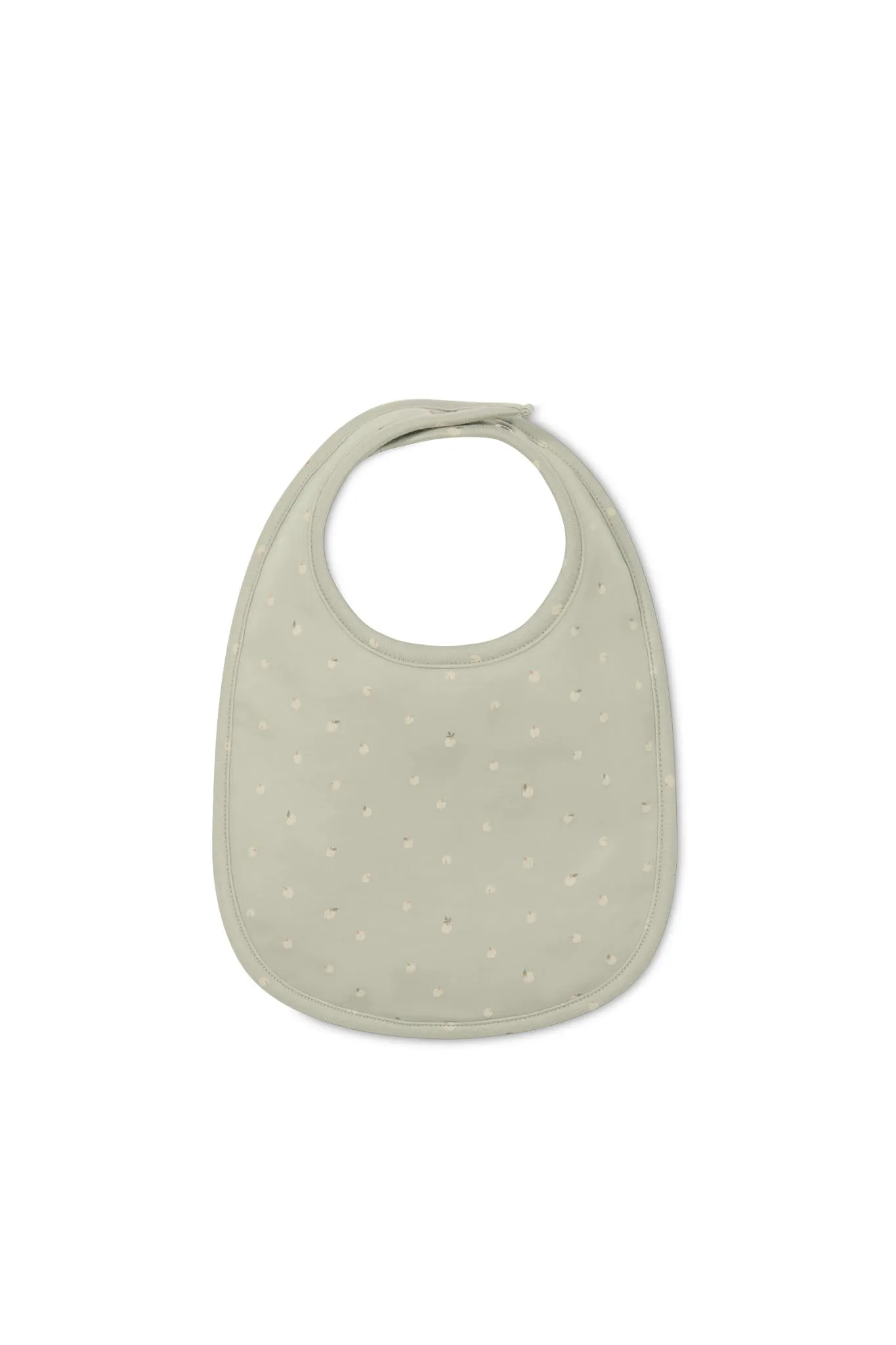 Organic Cotton Bib - Fresh Apples Abbey Stone