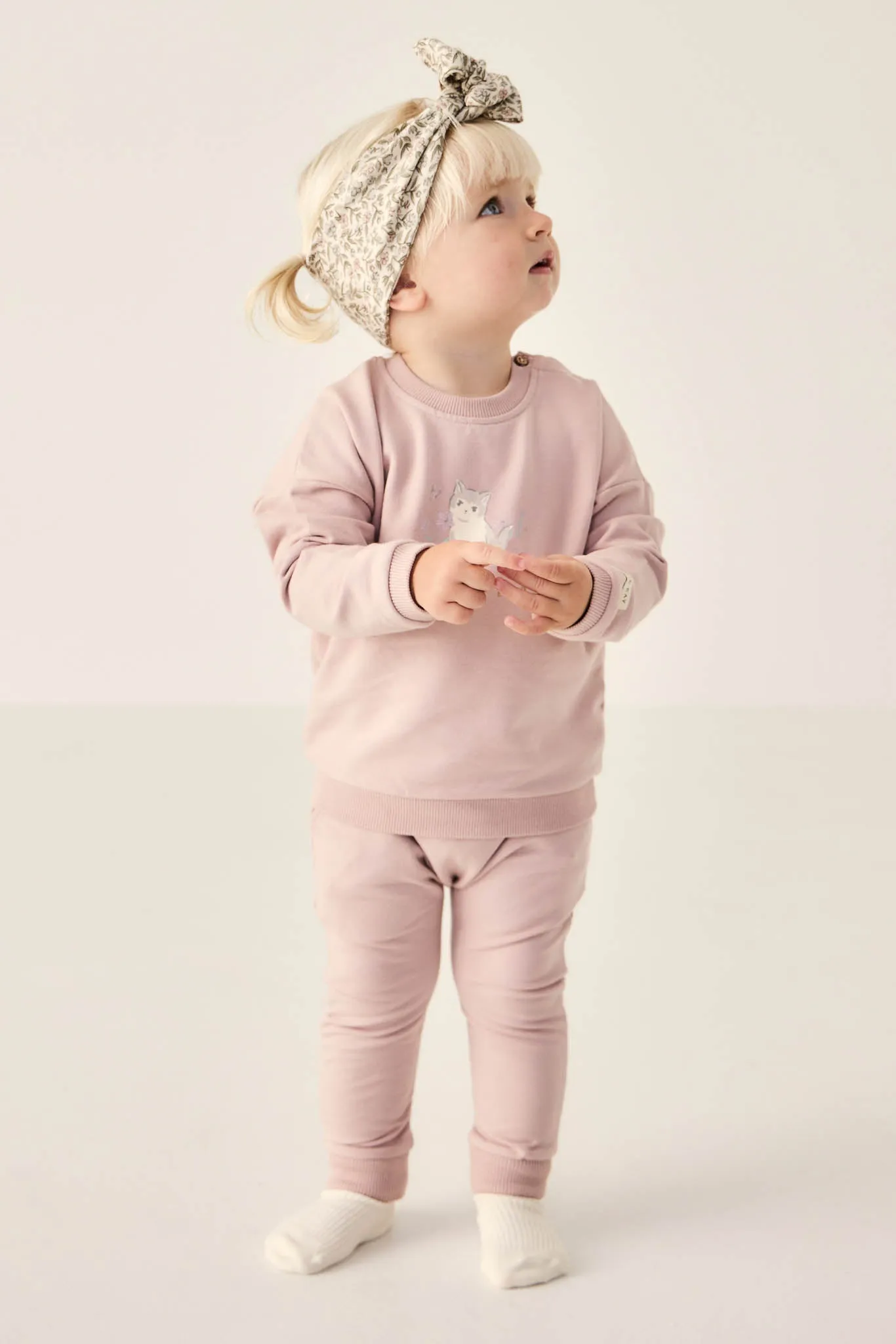 Organic Cotton Bobbie Sweatshirt - Kitty Shell