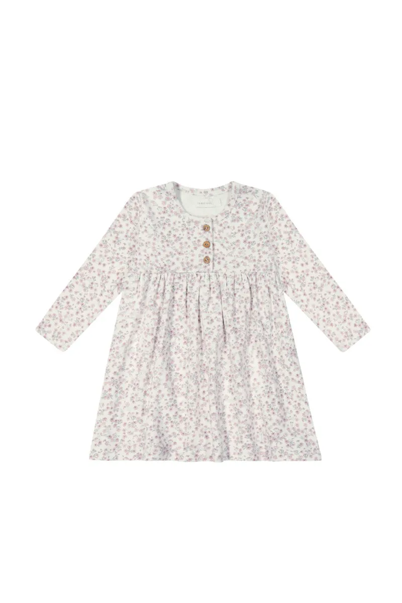 Organic Cotton Bridget Dress - Posy Floral