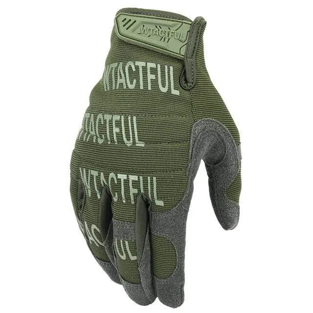 Outdoor Tactical Gloves Military Training Army Sport Climbing Shooting Hunting Riding Cycling Full Finger Anti-Skid Mittens