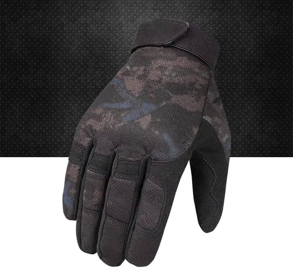 Outdoor Tactical Gloves Military Training Army Sport Climbing Shooting Hunting Riding Cycling Full Finger Anti-Skid Mittens