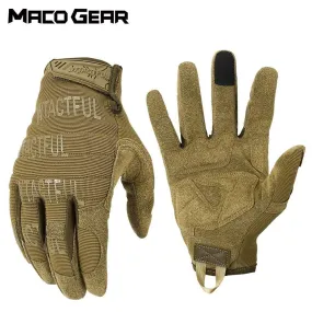 Outdoor Tactical Gloves Military Training Army Sport Climbing Shooting Hunting Riding Cycling Full Finger Anti-Skid Mittens