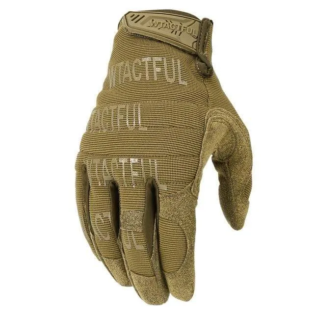 Outdoor Tactical Gloves Military Training Army Sport Climbing Shooting Hunting Riding Cycling Full Finger Anti-Skid Mittens