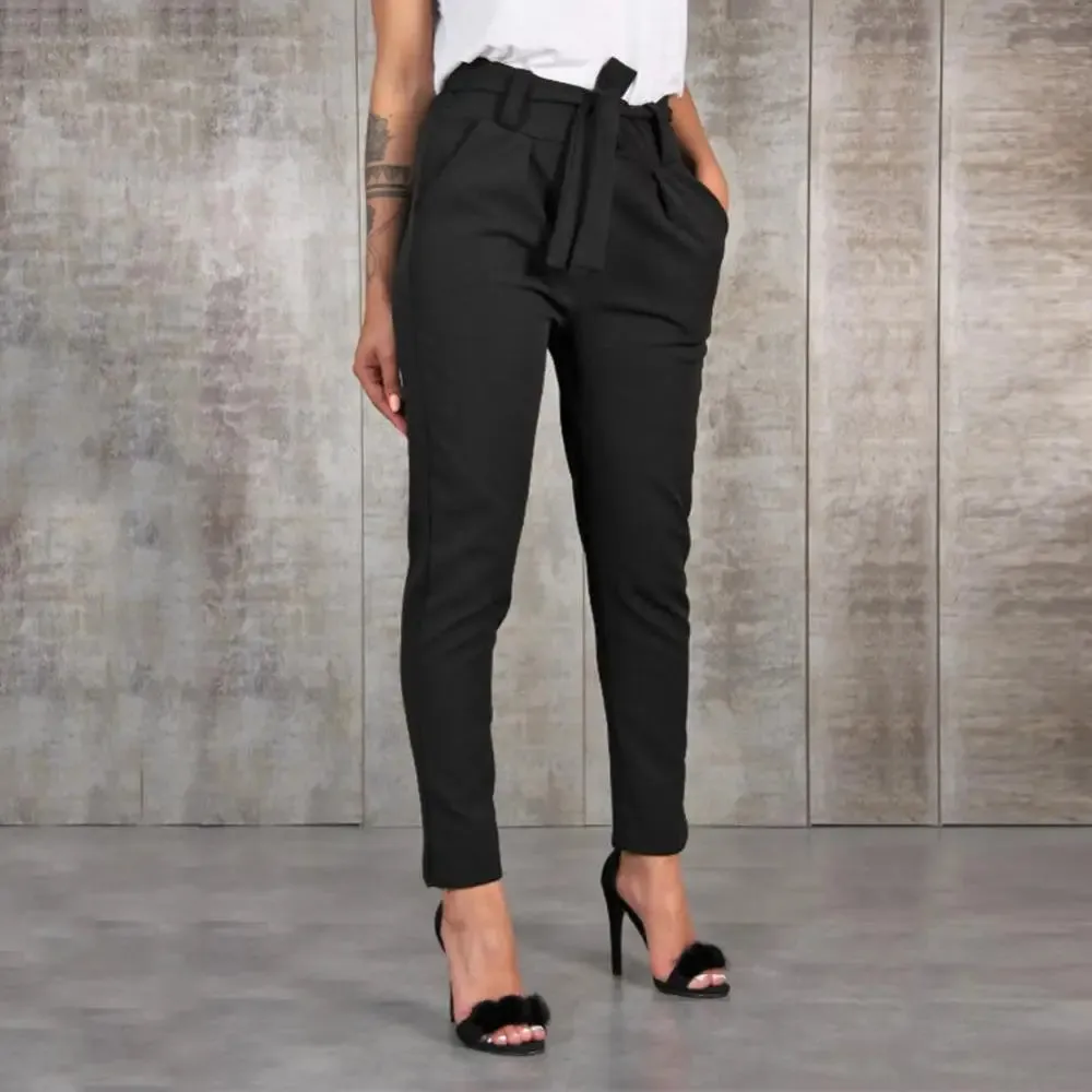 Paperbag High Waisted Pants