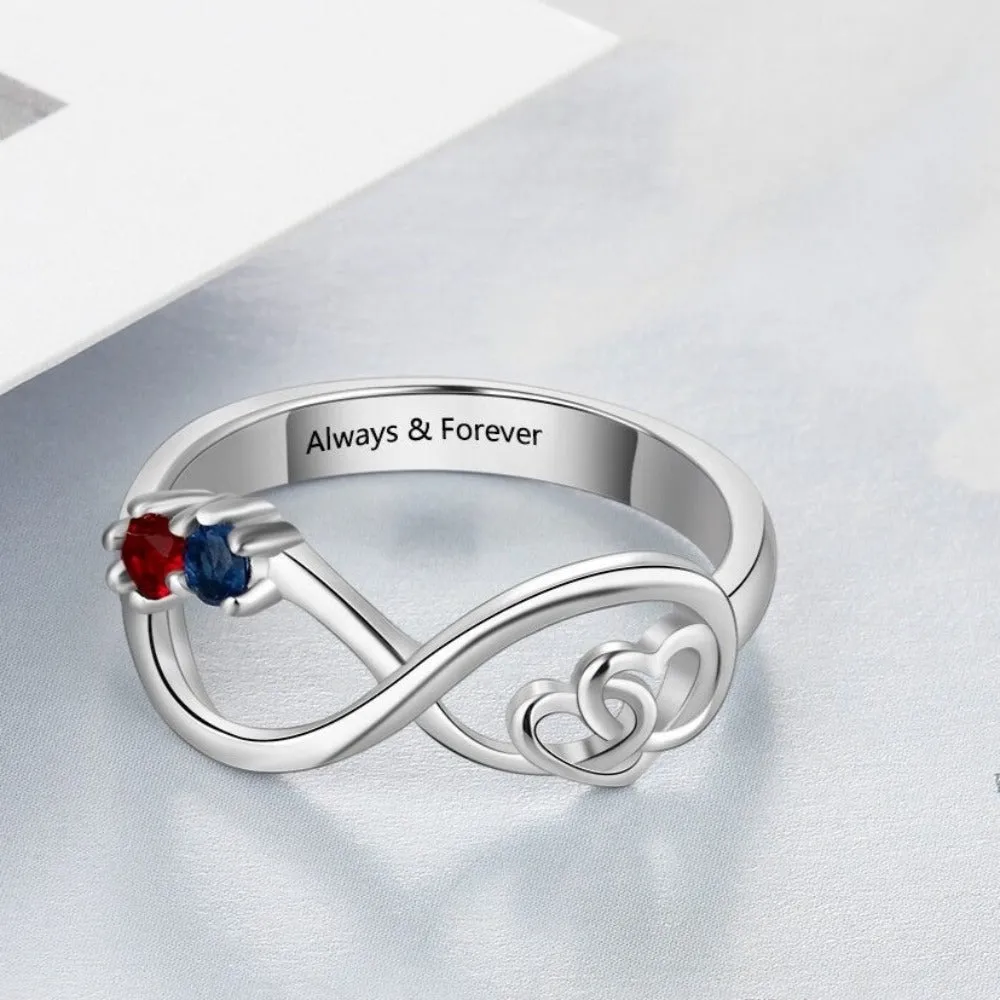 Personalized Infinity Promise Ring For Women