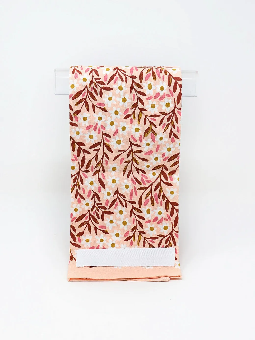 Pink Daisy Tea Towel