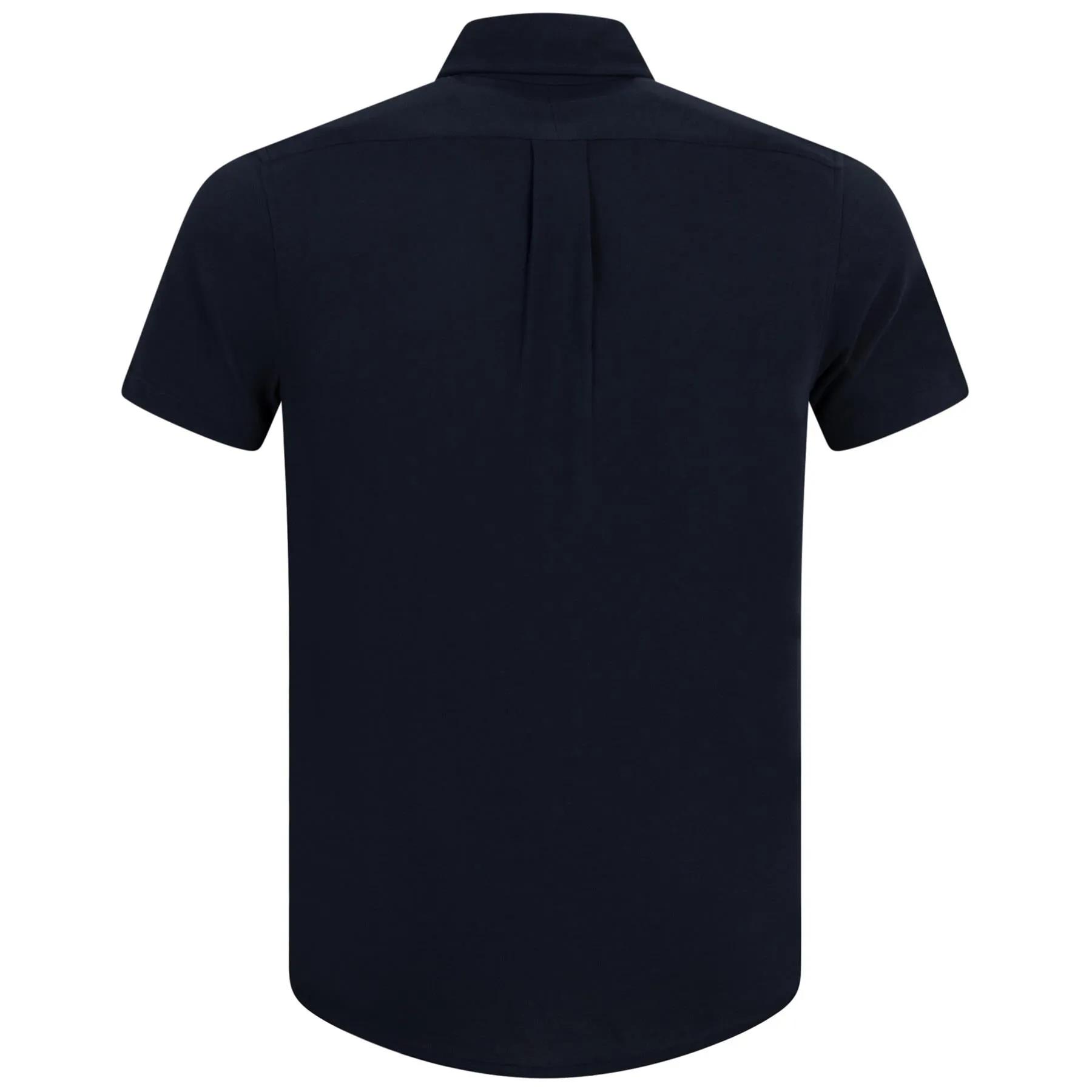 Polo Golf Button Down Cotton Pique Shirt Aviator Navy - SS24