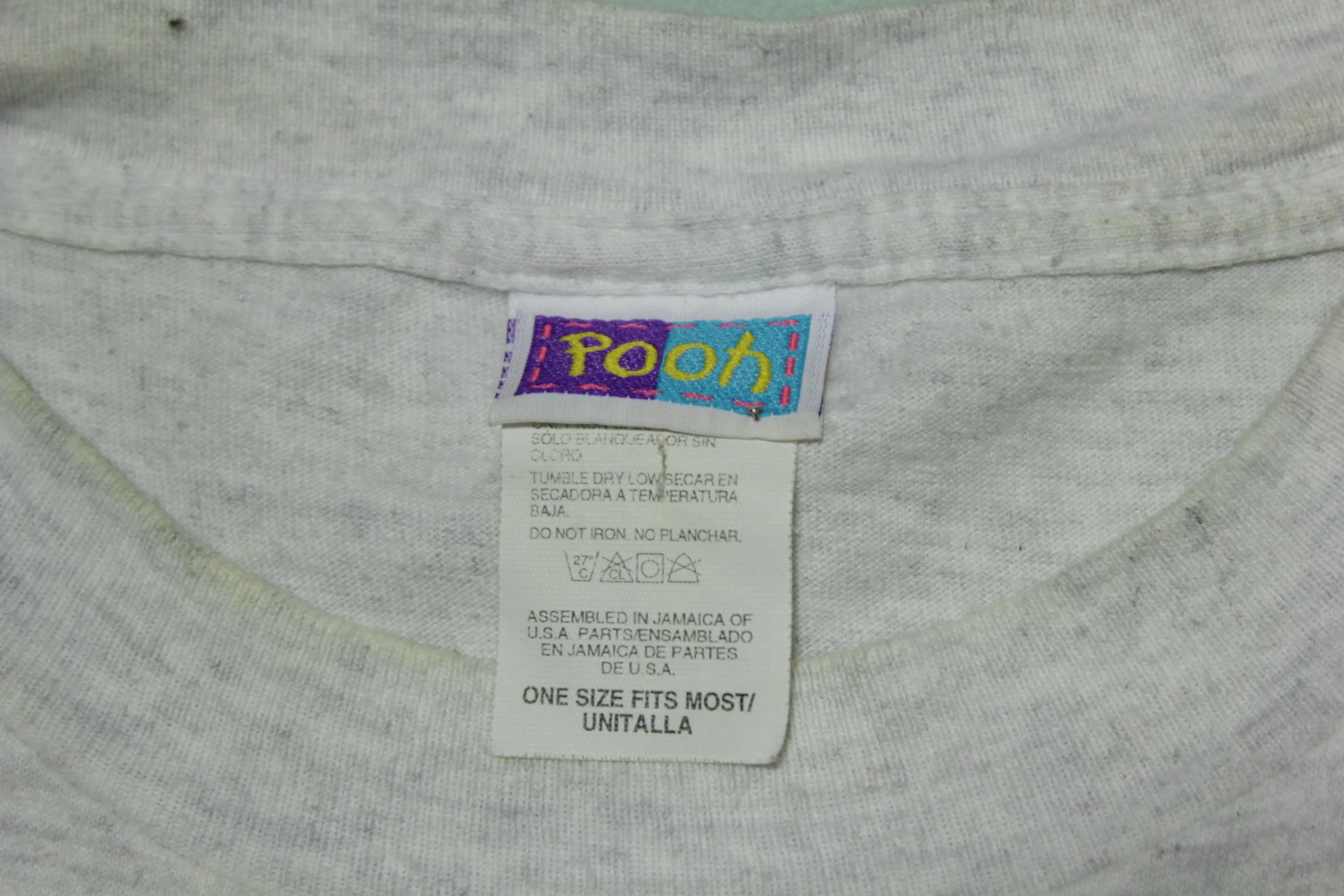 Pooh Piglet Vintage 90's OSFA USA Friends Night T-Shirt