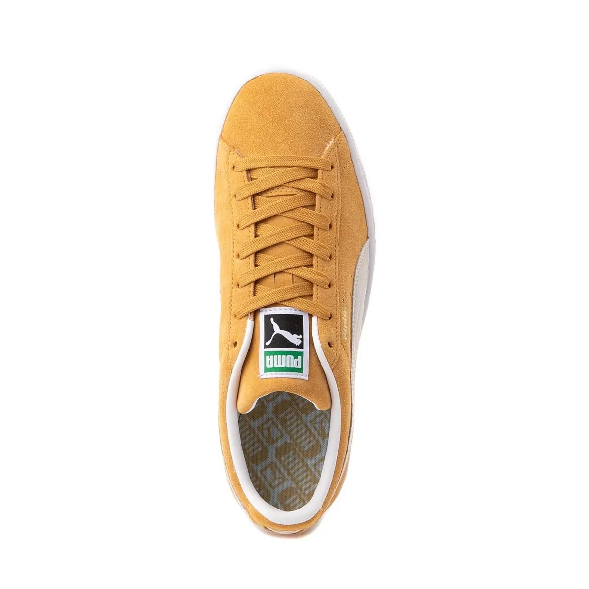 Puma Men's Suede Classic XXI Mustard/White