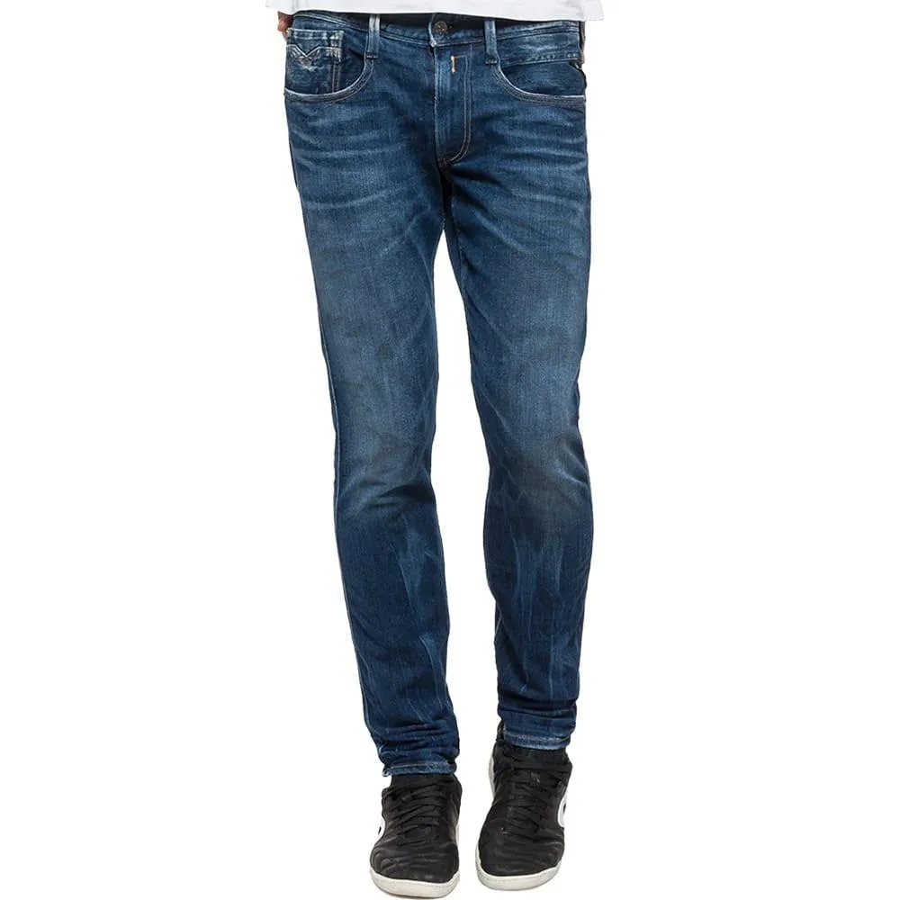 Replay Anbass Slim fit Jeans - Dark Blue