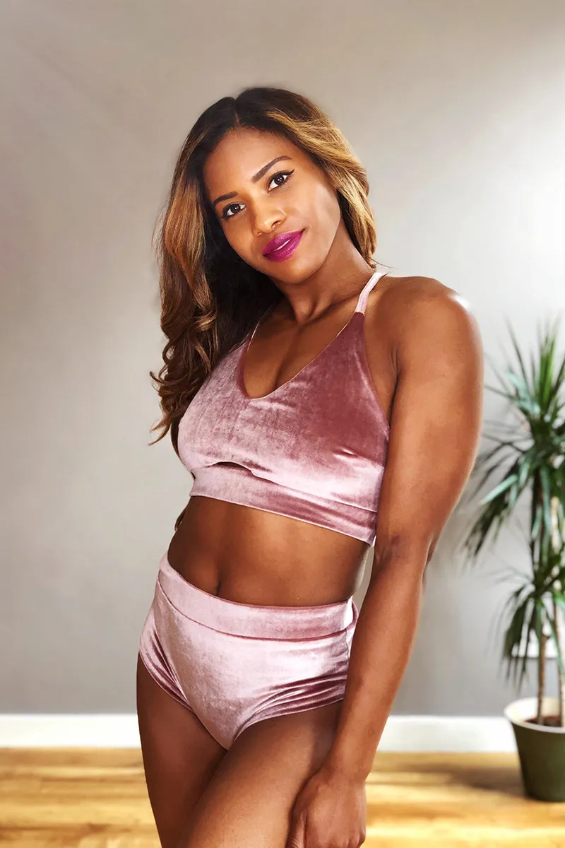 REV ACTIV Gap Top - Pink Velvet