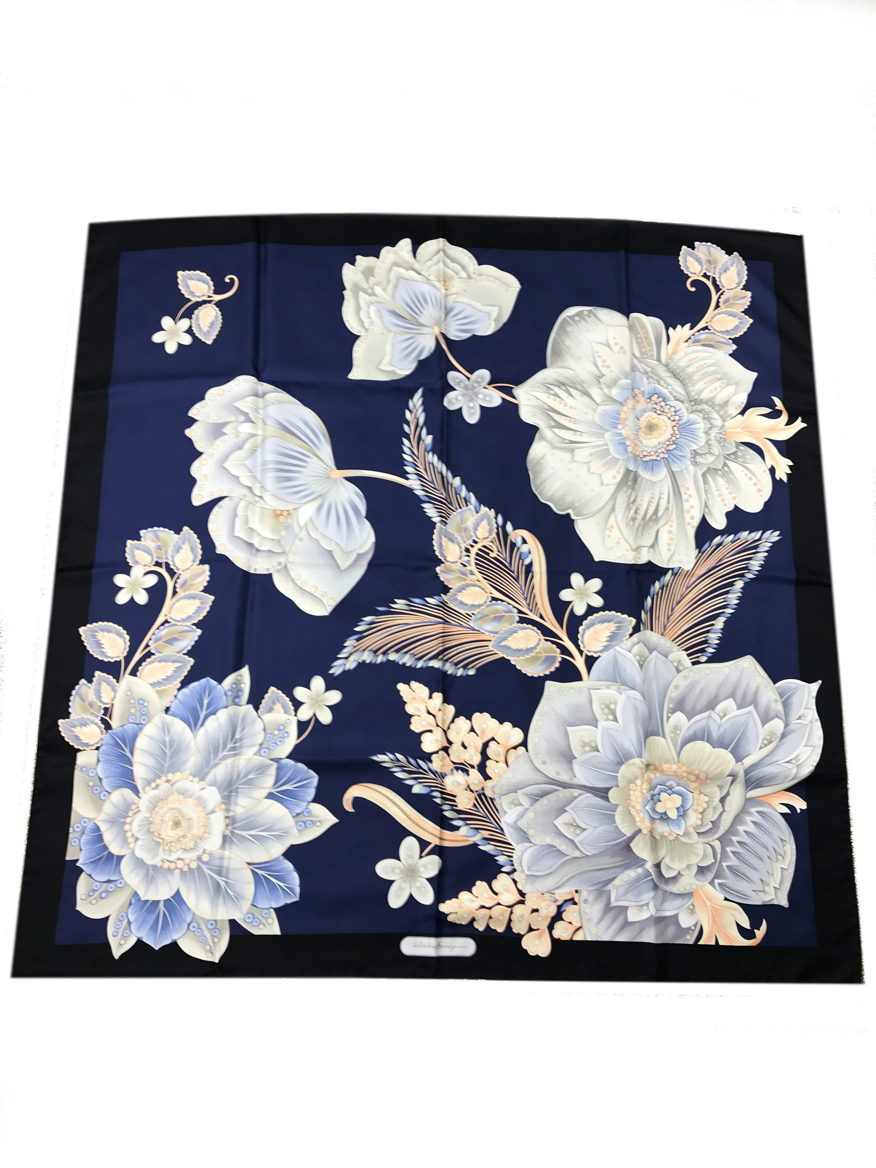 Salvatore Ferragmo Floral Silk Scarf