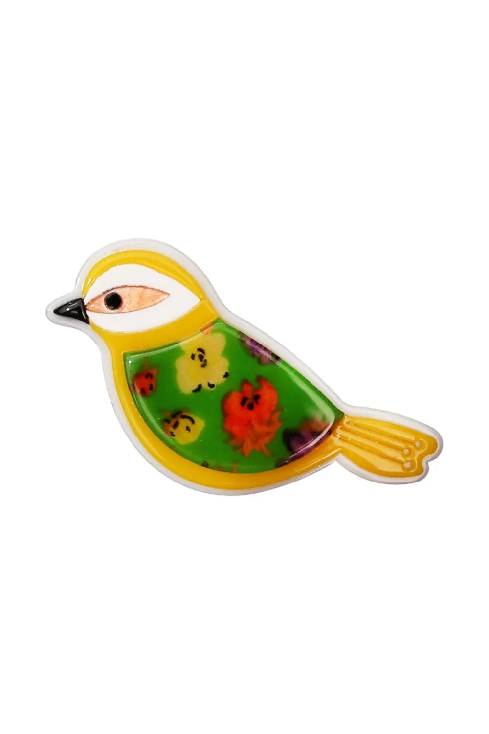 SIA BROOCH YELLOW BIRD