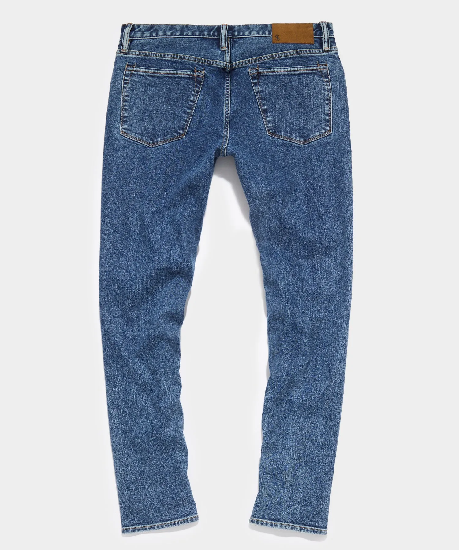 Slim Fit Stretch Jean in Vintage Blue Wash