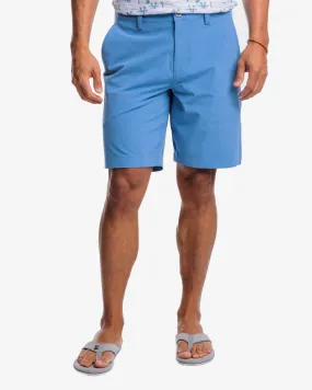 Southern Tide Men's Heather T3 Gulf 9 Inch Performance Short - Heather Atlantic Blue