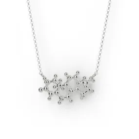 testosterone necklace | silver