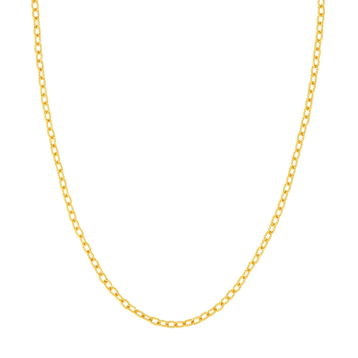 Textured Forzentina Chain Necklace