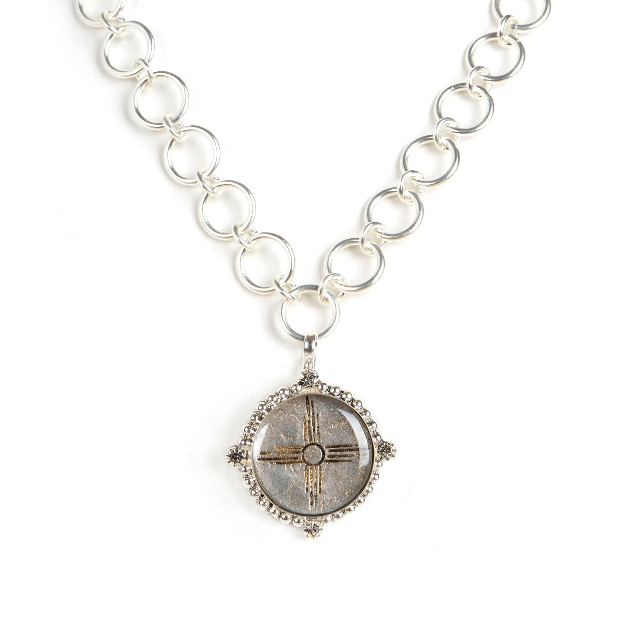 The Betty Necklace with Classic Medallions