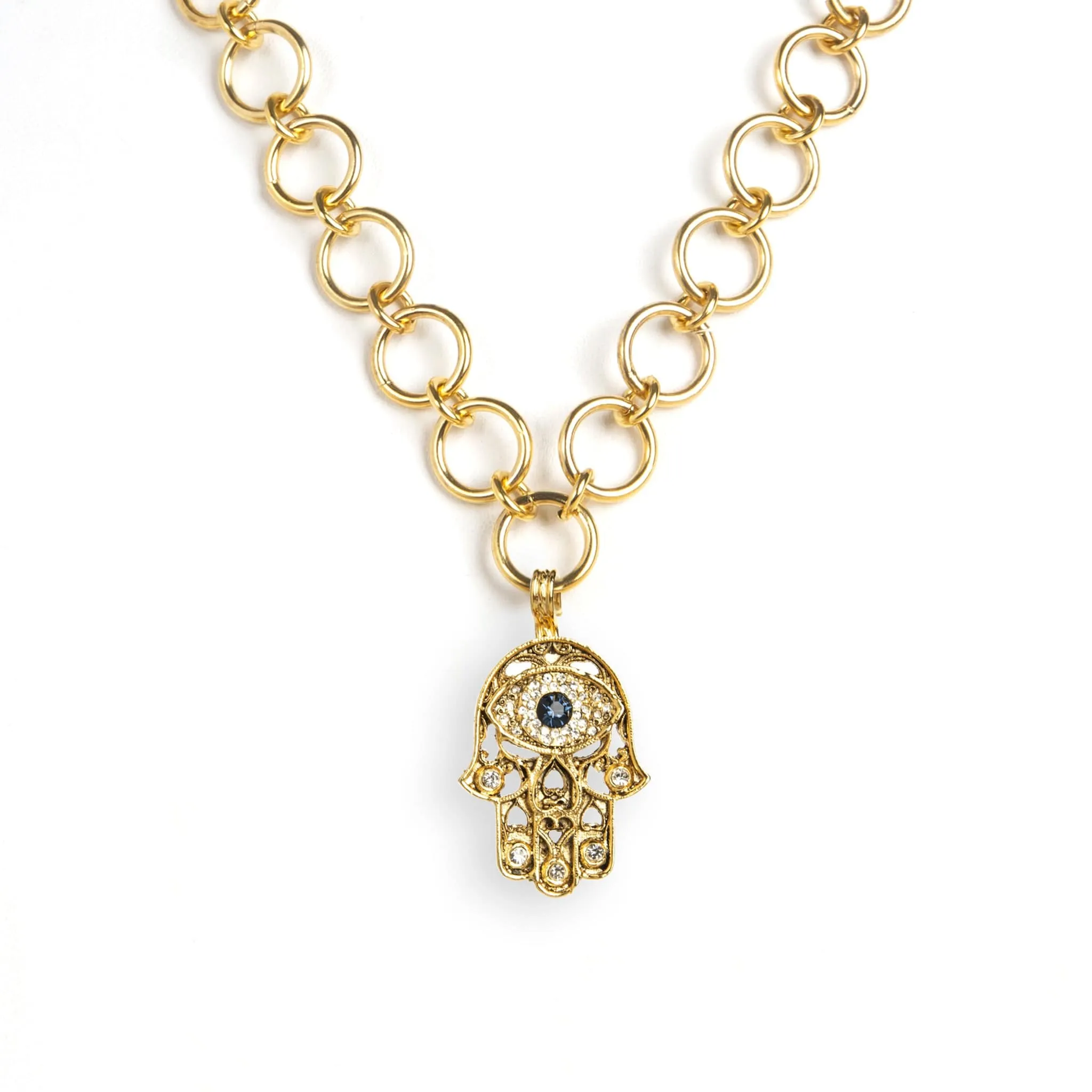 The Betty Necklace with Classic Medallions