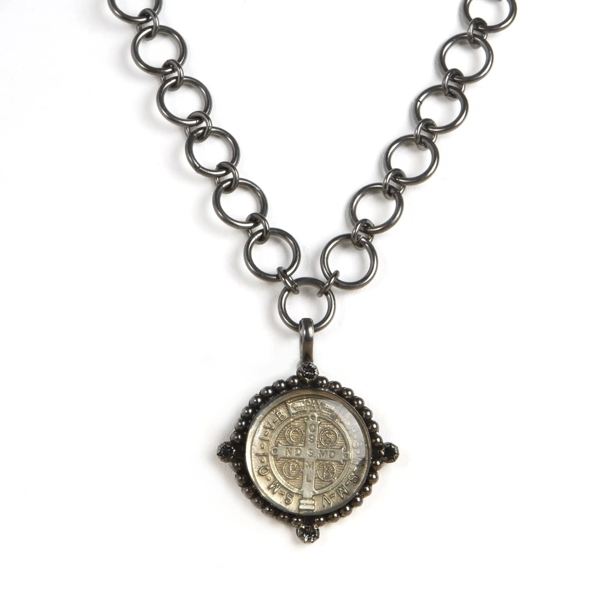 The Betty Necklace with Classic Medallions