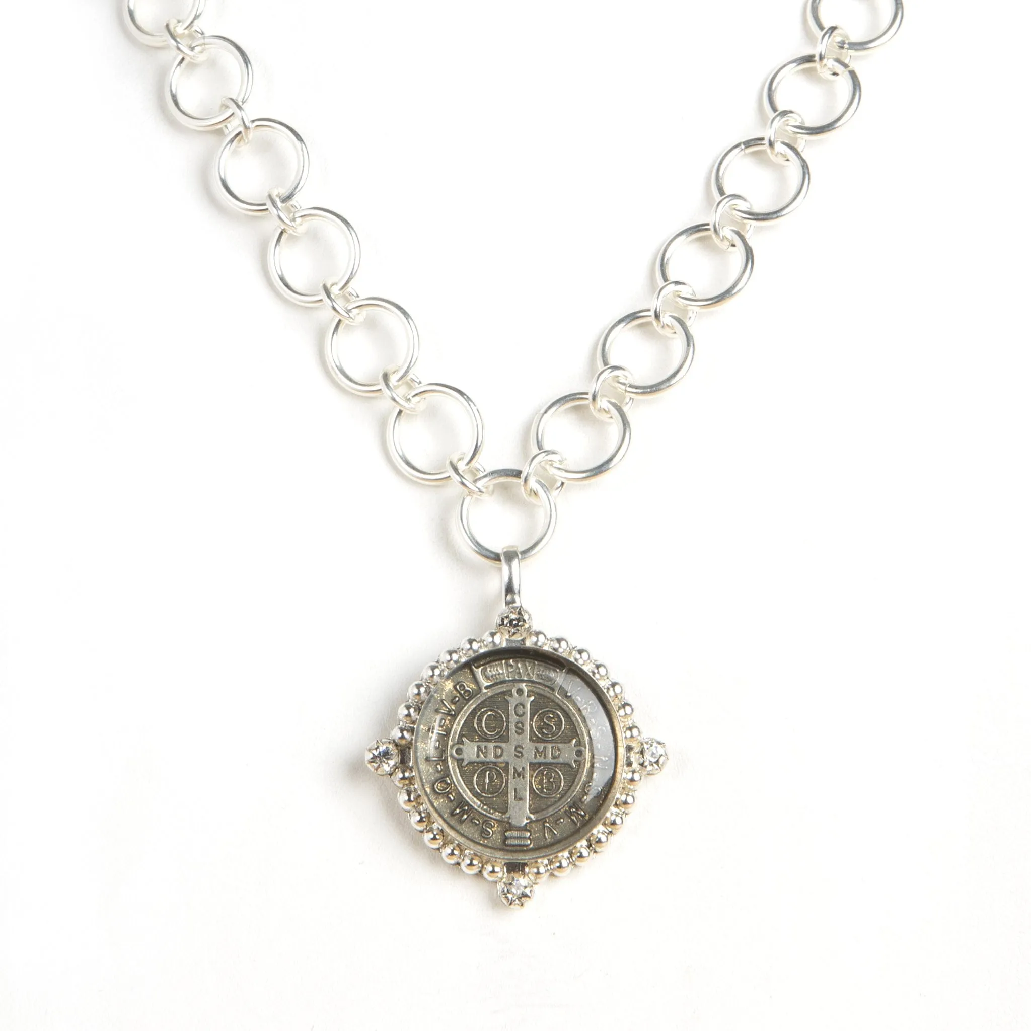 The Betty Necklace with Classic Medallions