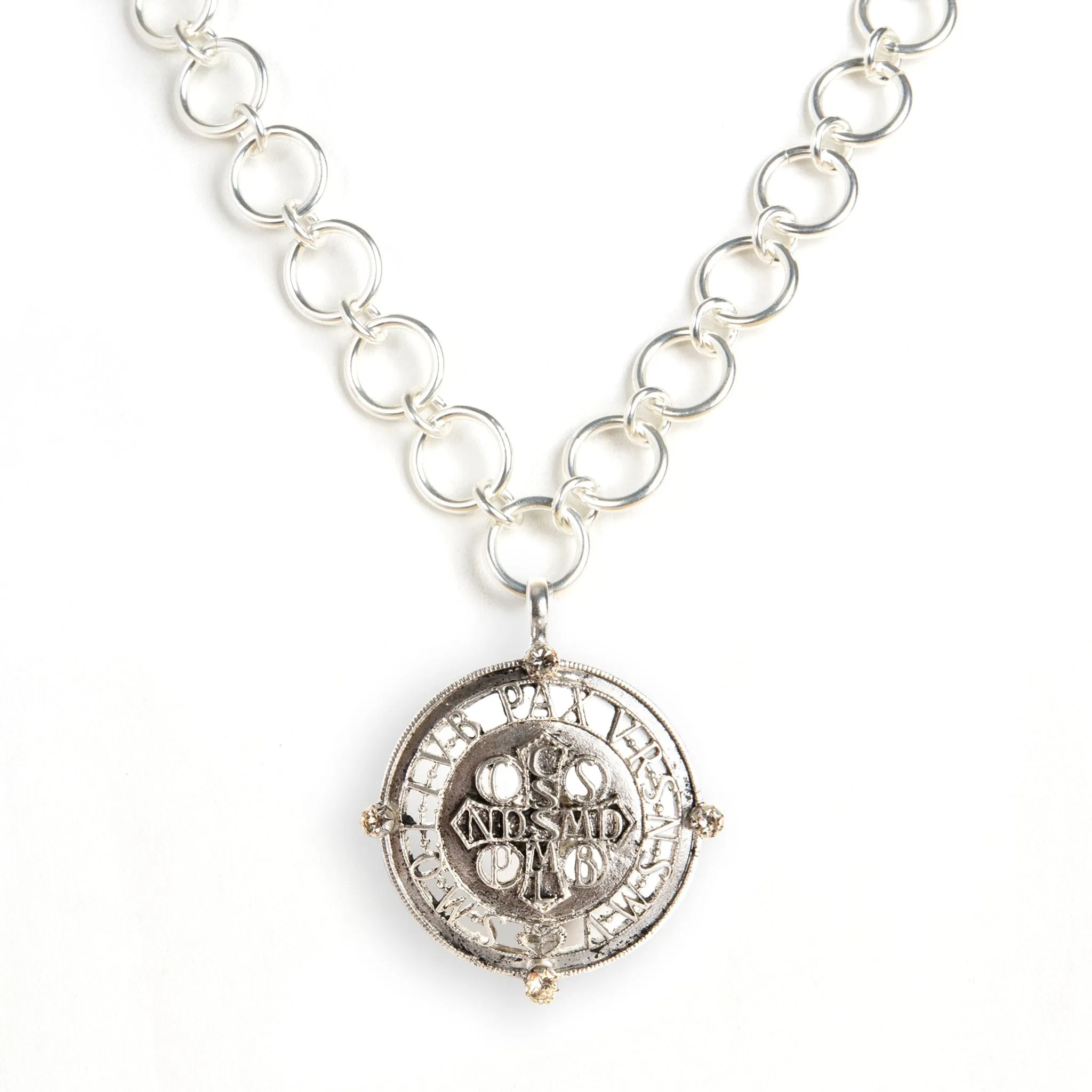 The Betty Necklace with Classic Medallions