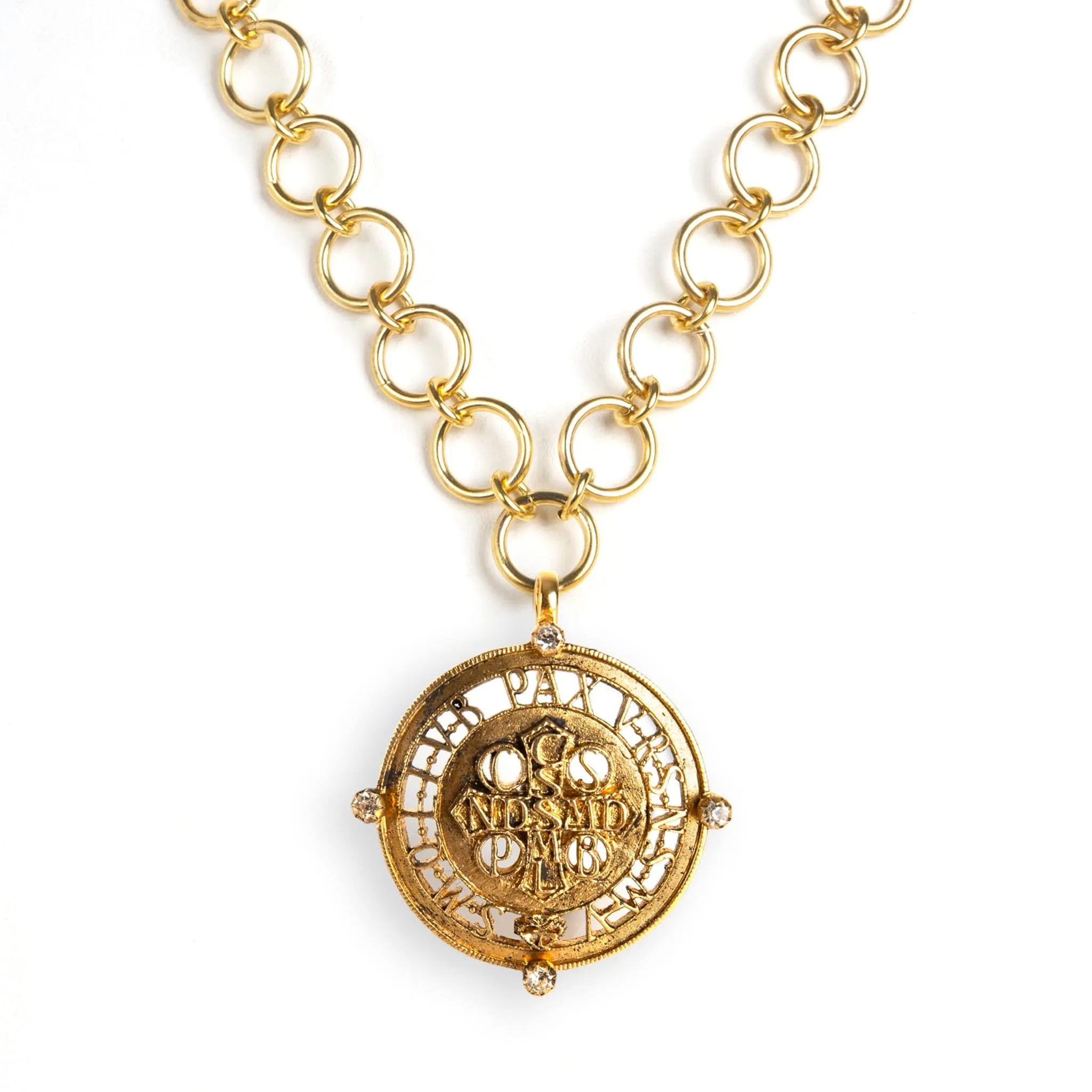 The Betty Necklace with Classic Medallions