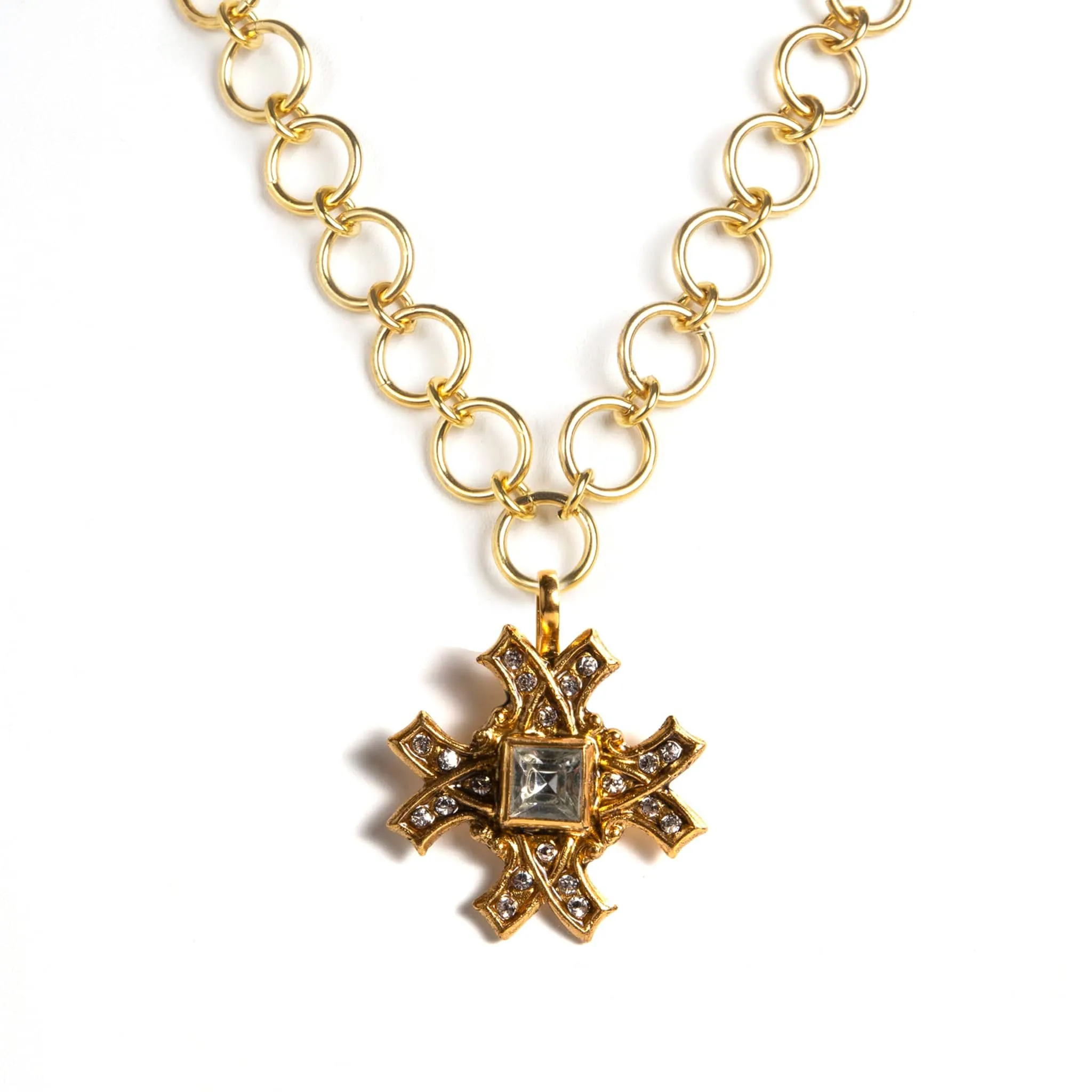 The Betty Necklace with Classic Medallions