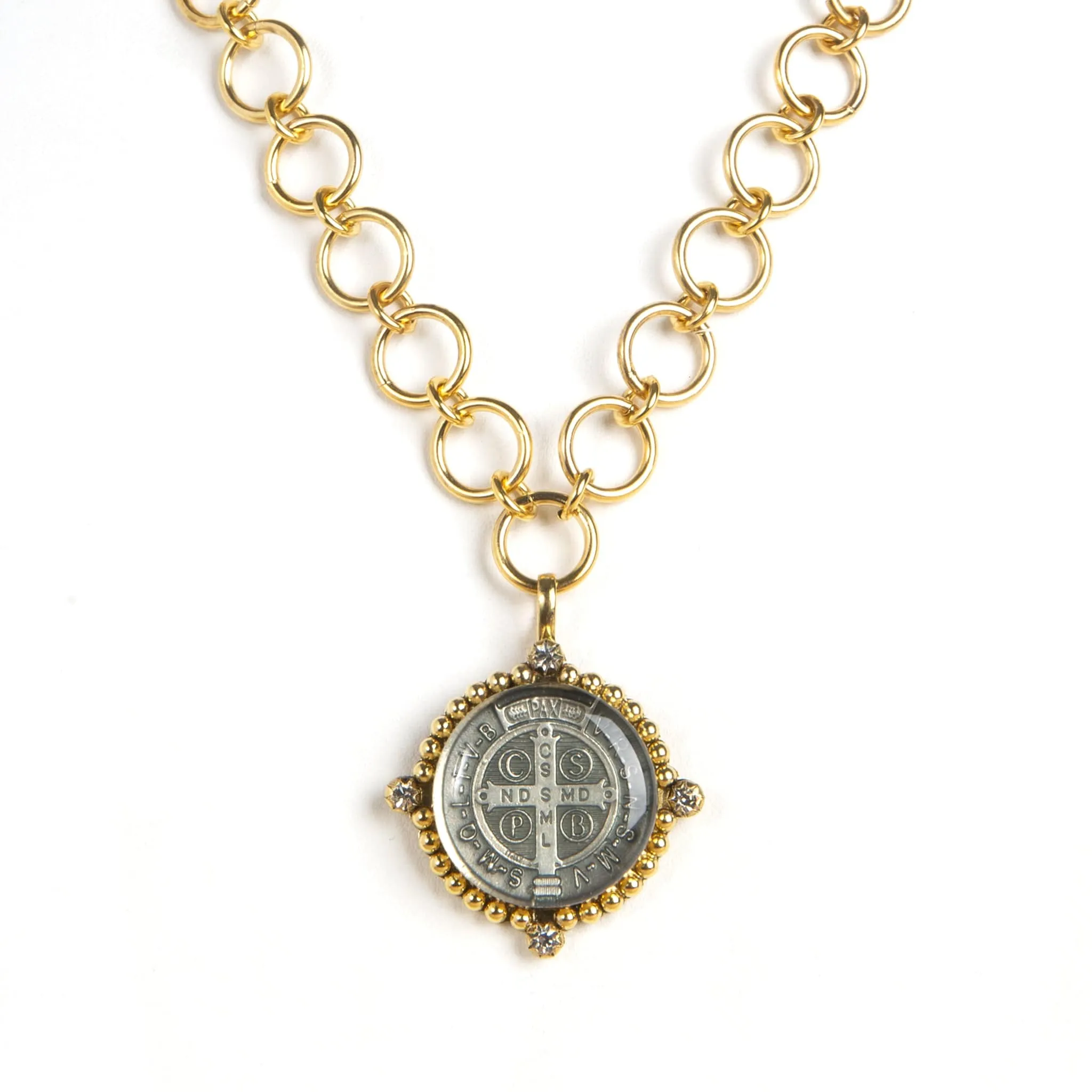 The Betty Necklace with Classic Medallions